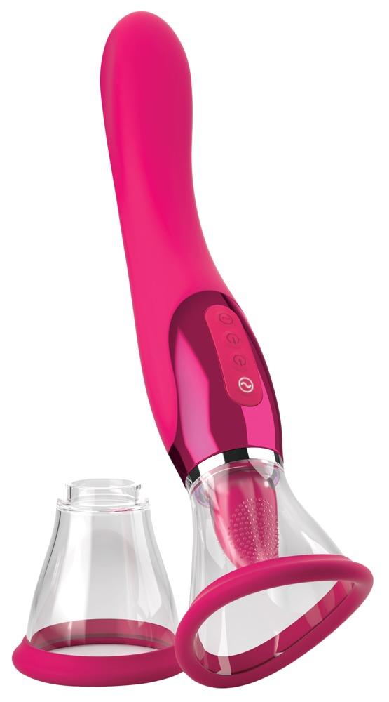 Tungevibrator "apex" Med Sugeskål fra Jimmyjane
