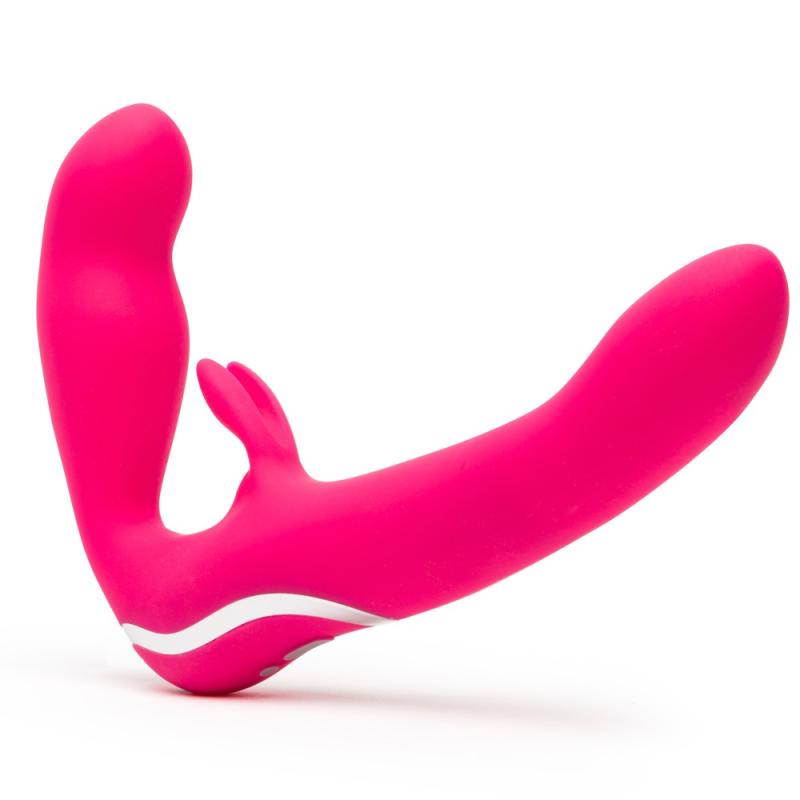 â Strapless Strap On", Fleksibel, Fastholder Den ønskede Position fra Happyrabbit