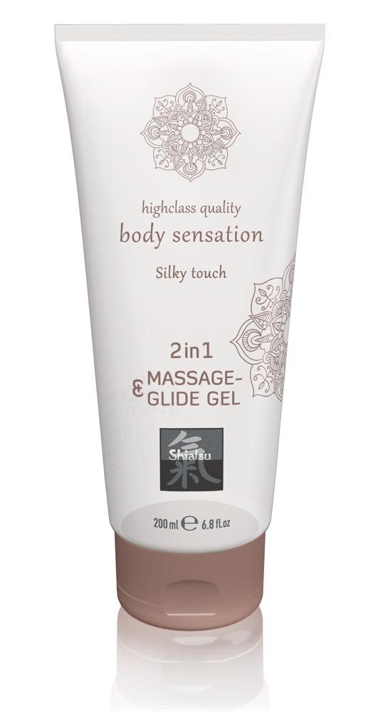 Massage Og Glide Gel 2in1 Silky Touch fra Hot Shiatsu