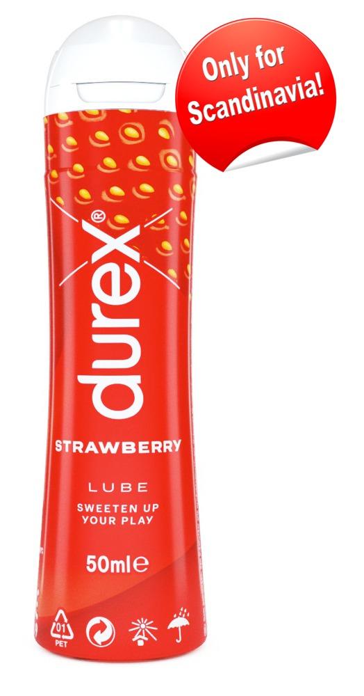 Glidegel "strawberry Lube" Med Jordbærsmag fra Durex