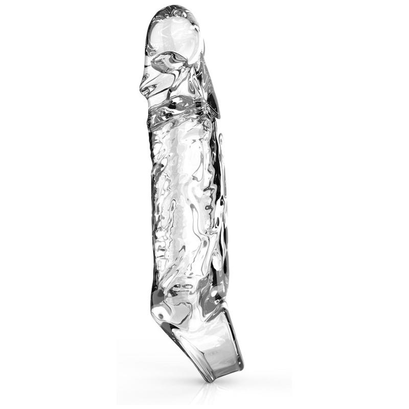 Extension Sleeve Medium Clear fra Toy Joy
