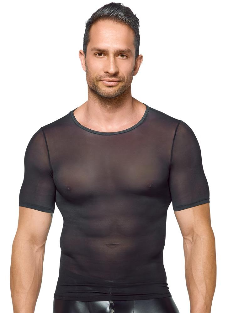 Mesh Skjorte Med Korte Arme fra Finesse Homme
