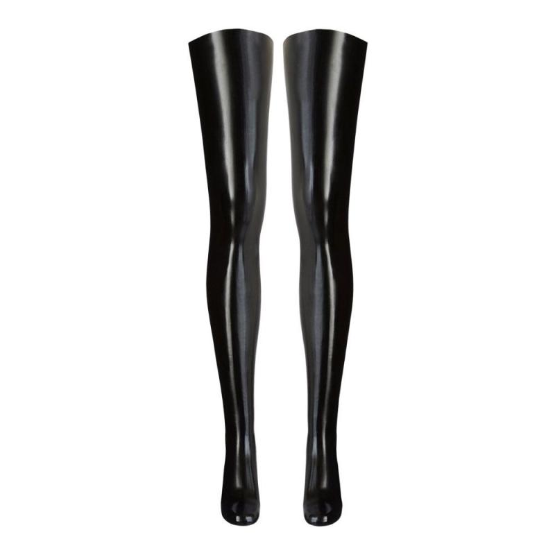 Lange Latex Strømper   L  fra Late X