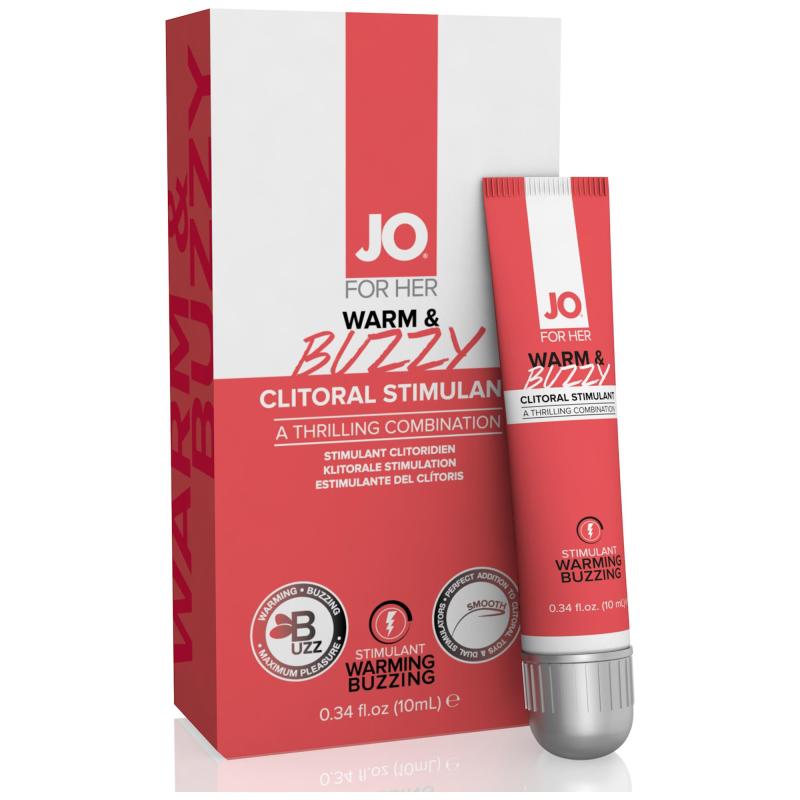 Clitoral Stimulant Warm And Buzzy 10ml fra System Jo