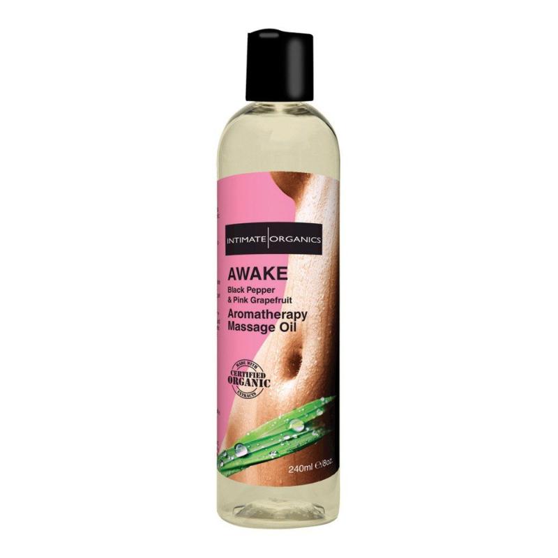 Aromatherapy     Massageolie Med Duft   Awake fra Intimate Organics