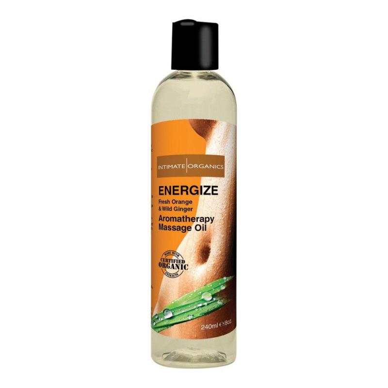 Aromatherapy     Massageolie Med Duft   Energize fra Intimate Organics