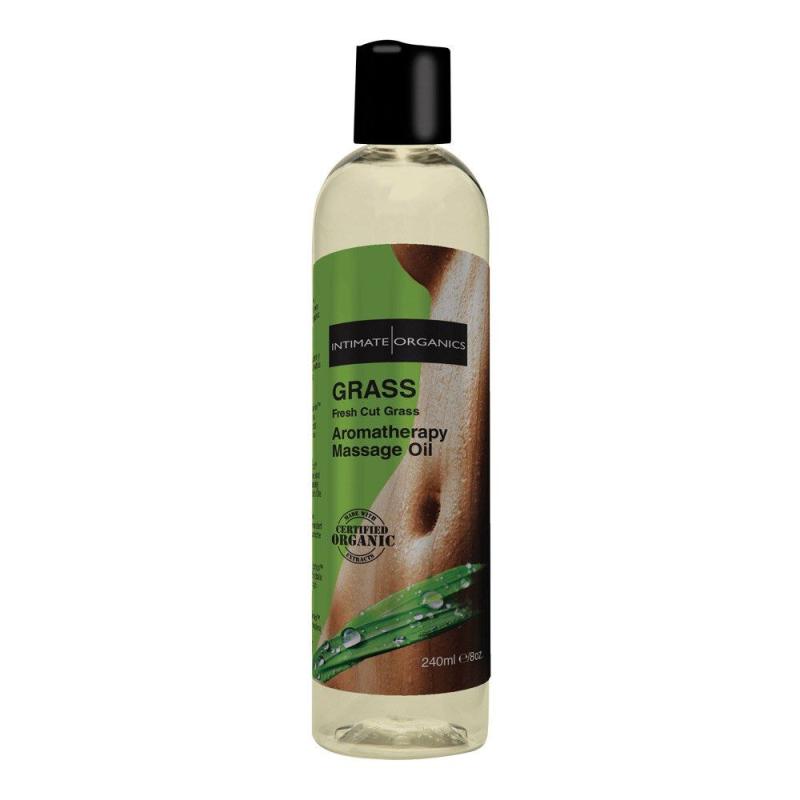 Aromatherapy     Massageolie Med Duft   Grass fra Intimate Organics