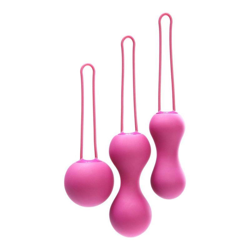 Ami Bækkenbundskugler   3 Stk.   Rosa fra Je Joue