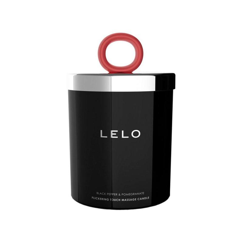 Flickering Touch Massage Candle     Varmende Massage Lys   Rød fra Lelo