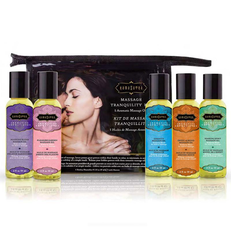 Massage Tranquility Kit   5 X 59 Ml fra Kama Sutra