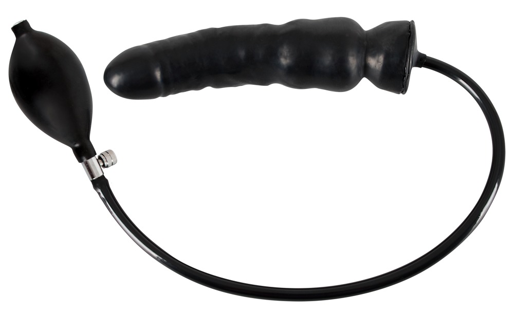 Inflatable Latex Dildo fra Late X
