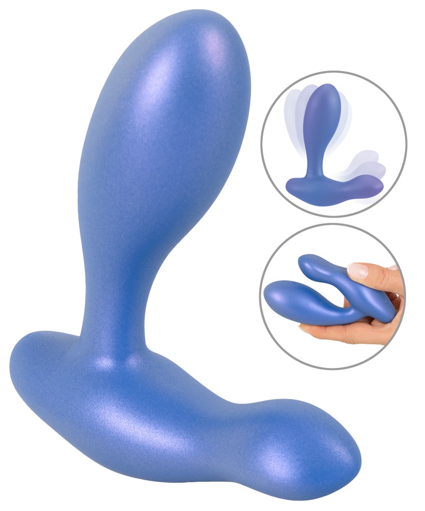 Analvibrator I Metallisk Glinsende Look fra Sweet Smile