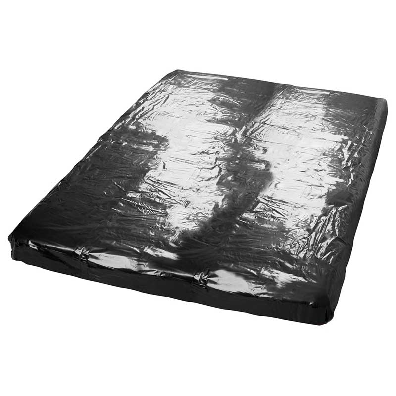 Sort Lak Lagen 200 X 230 Cm fra Fetish Collection
