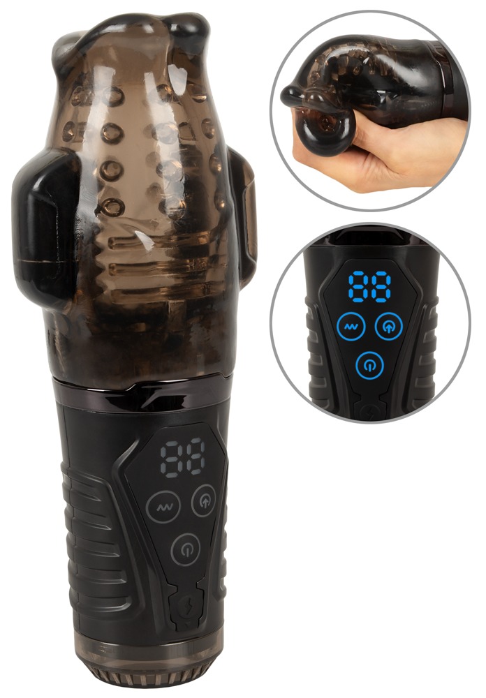 Masturbator Med Dobbelt Vibrations  Og Sugefunktion fra You2toys