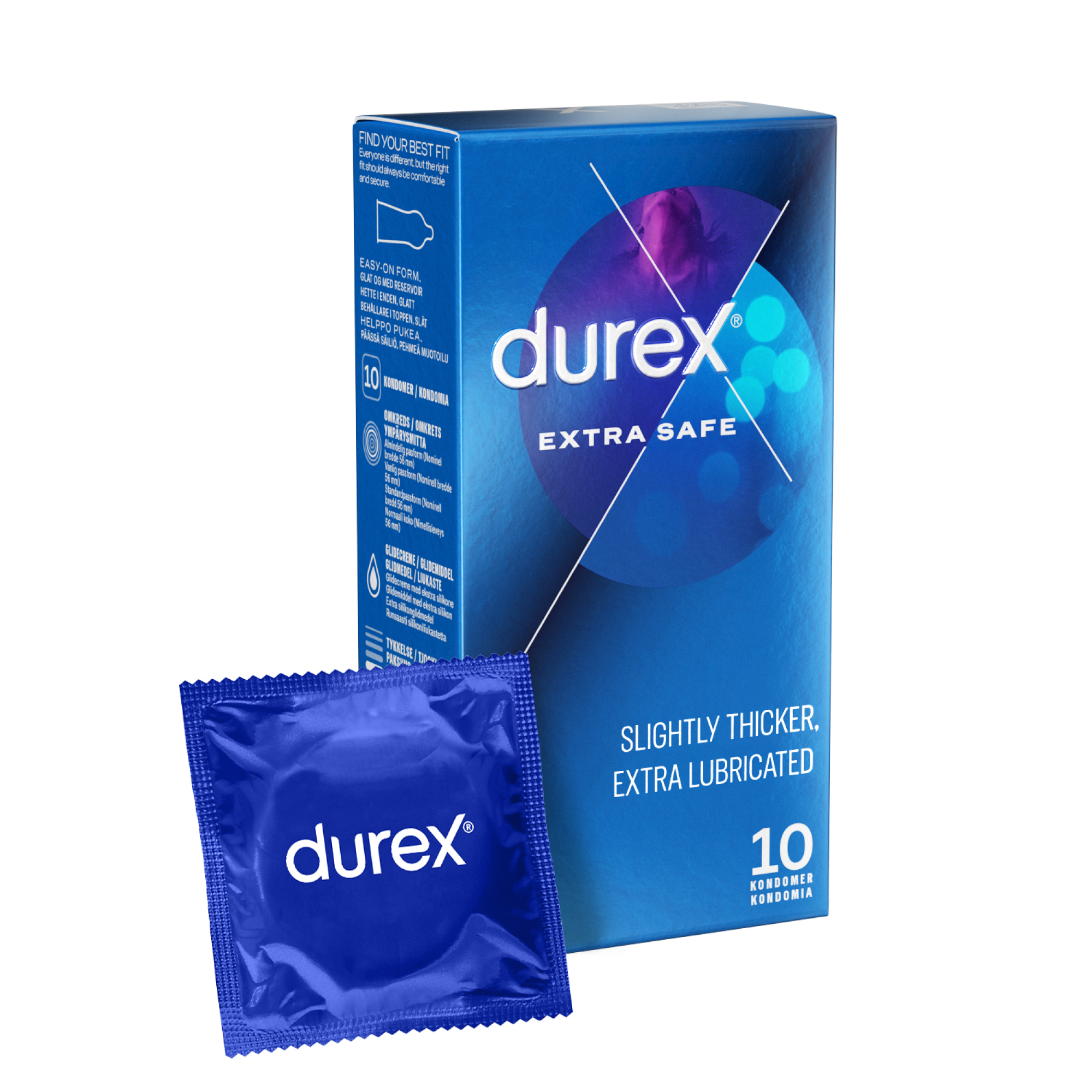 Extra Safe 10 St fra Durex