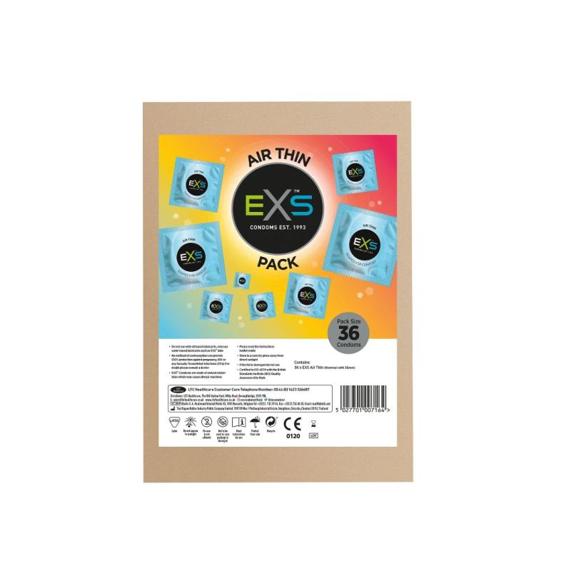 Air Thin Kondom, 36 Stk. fra Exs