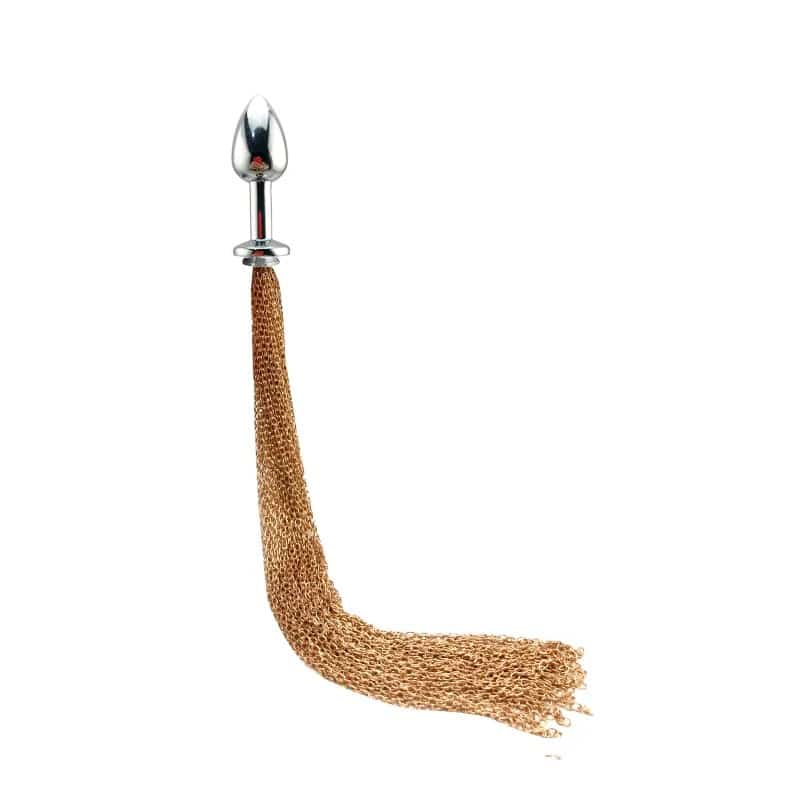 Buttplug Med Metal Flogger fra Bound