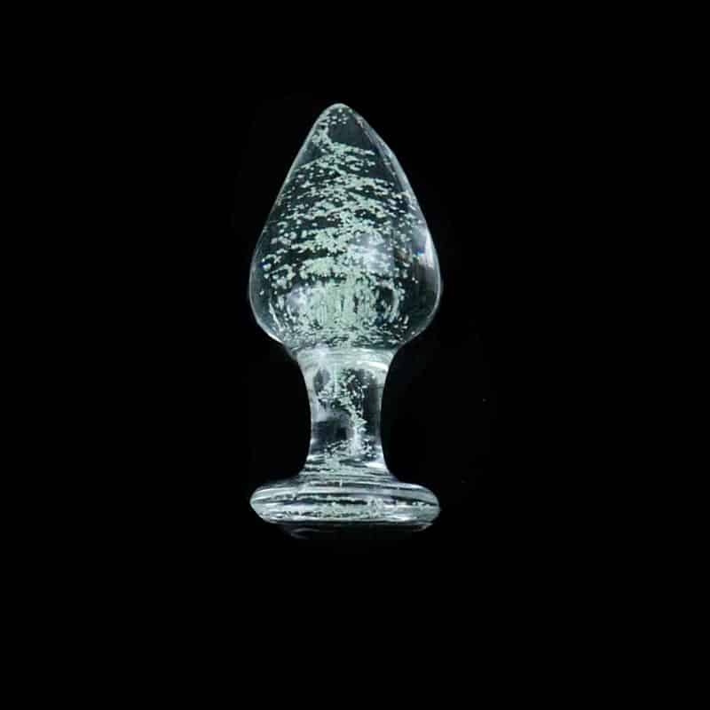 Glow Glas Buttplug Large fra Celestials