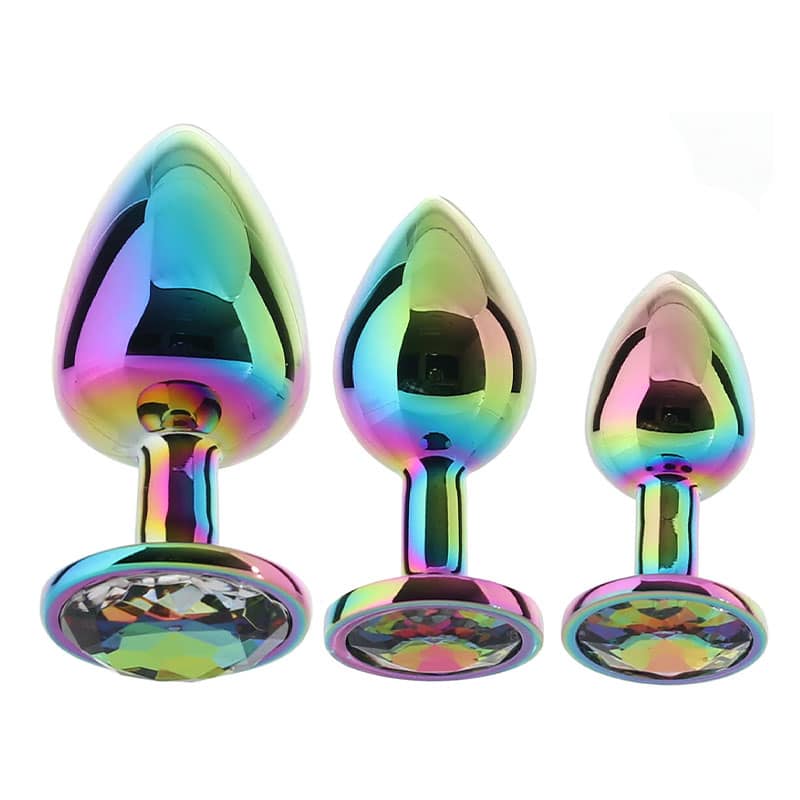 Regnbue Buttplug Sæt fra Celestials