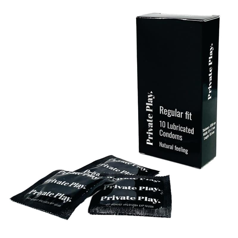 Kondom Regular Fit 10 Stk fra Private Play