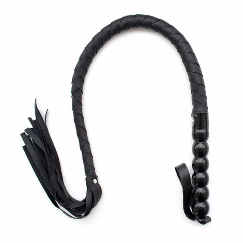 Faux Læder Flogger Pisk fra Bound