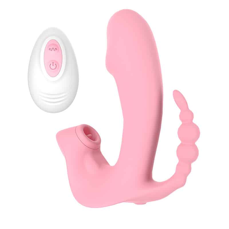Laura 3i1 Multi Vibrator Pink fra Celestials