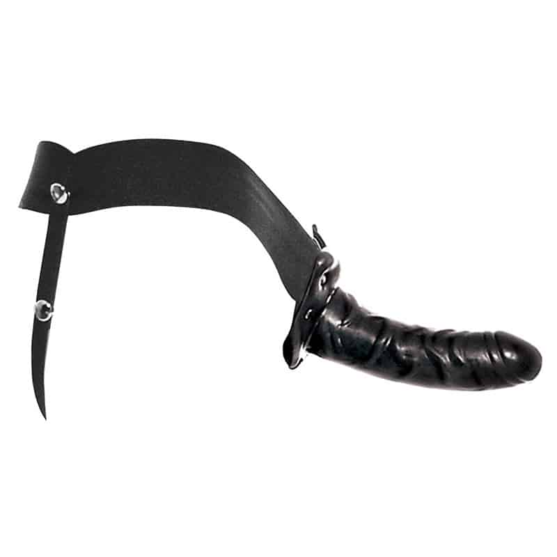 Fetish Fantasy Hul Strap On Dildo 18 Cm   Sort fra Fetish Fantasy|pipedream