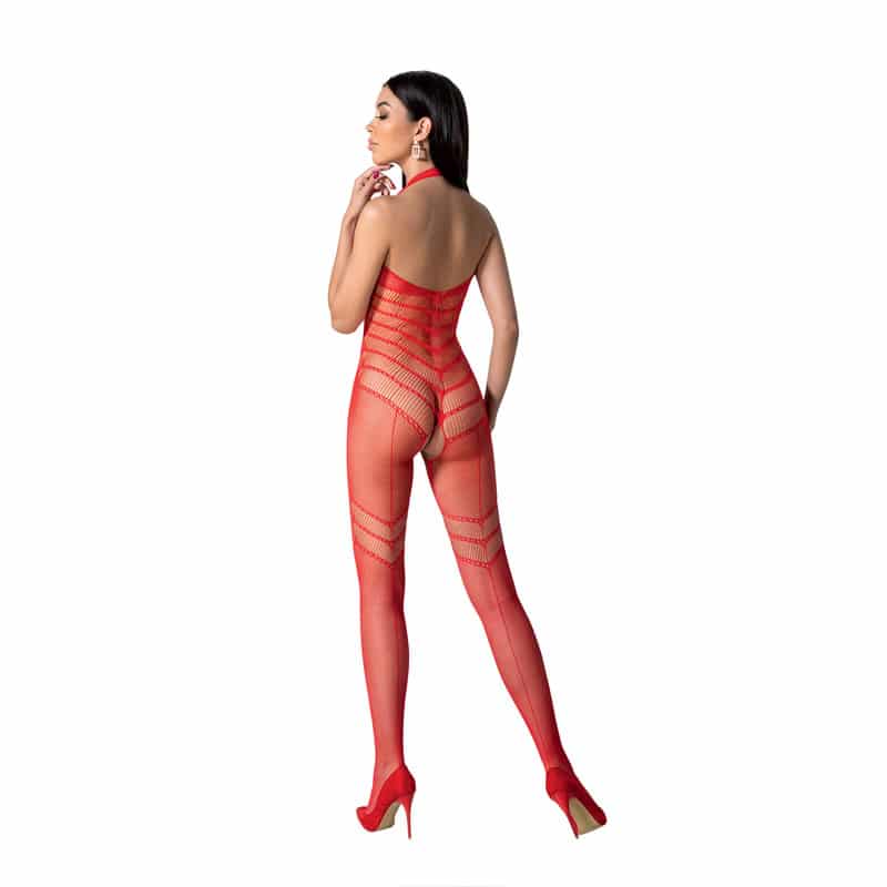 Zuri Bundløs Catsuit   Rød fra Passion