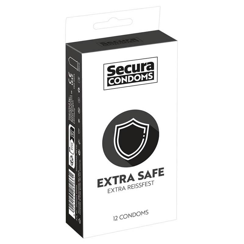 Extra Safe Kondomer 12 Stk fra Secura Condoms