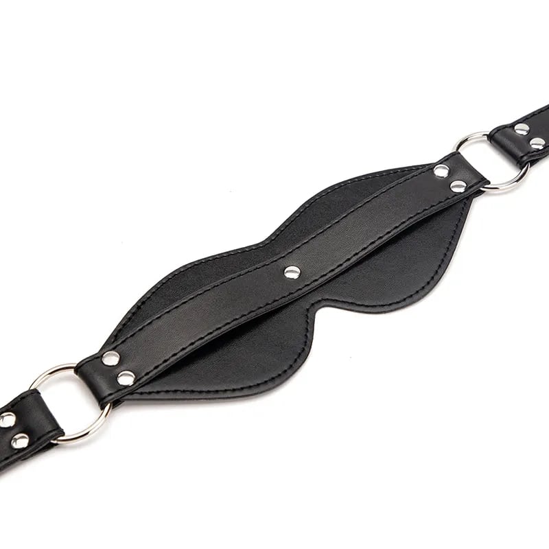 Læder Blindfold Sort fra Bound