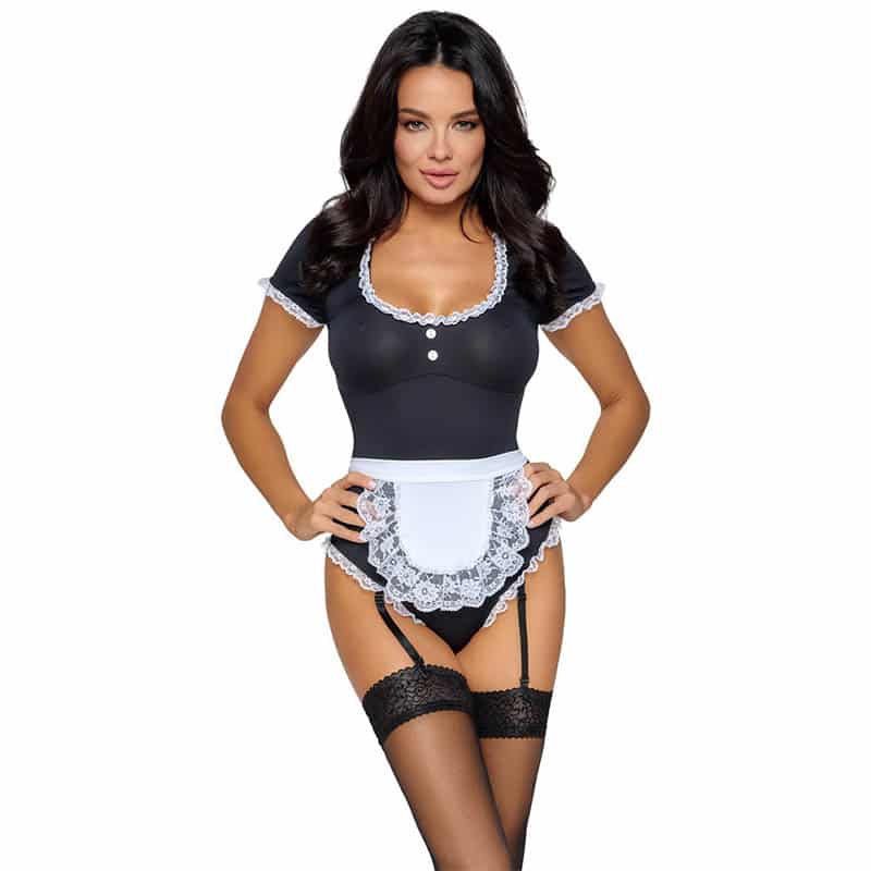 Stuepige Kostume Sort   S fra Cottelli