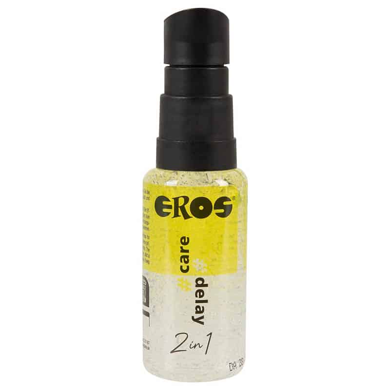 2 I 1 Vandbaseret Care Og Delay Gel 30 Ml. fra Eros
