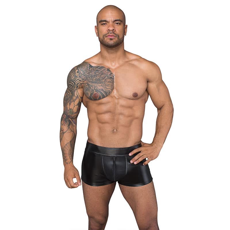 John Wetlook Boxershorts Med Lynlås   S fra Noir Handmade