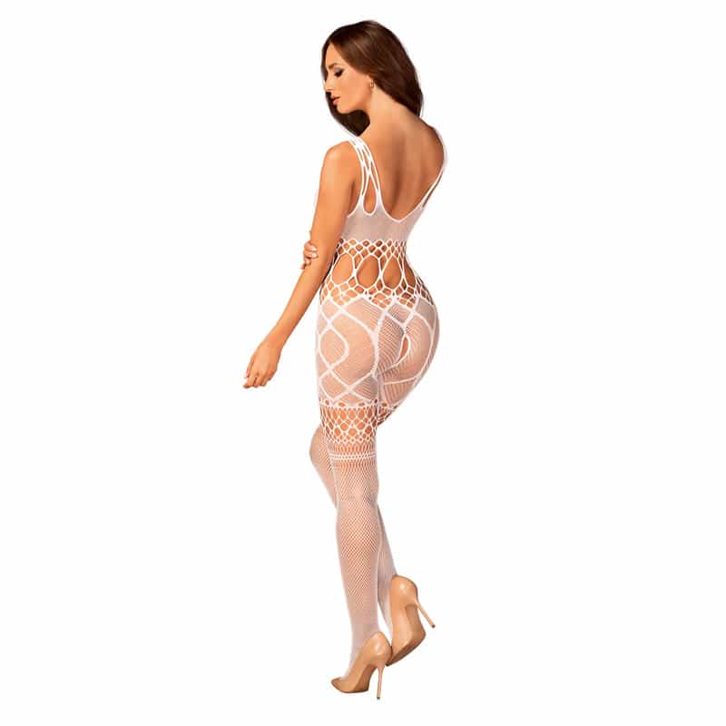 Harper Bundløs Catsuit Hvid   S M L fra Obsessive