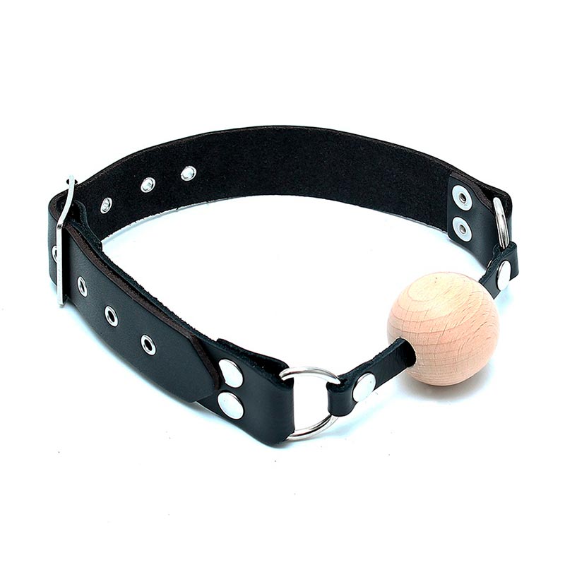 Bondage Play Gagball Med Trækugle fra Rimba