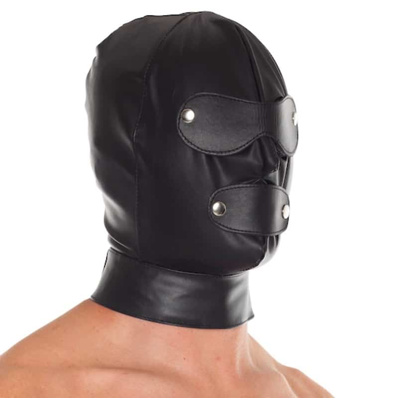 Justerbar Læder Maske fra Rimba
