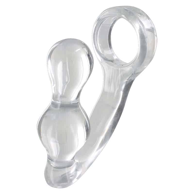 Toyjoy Power Plug & Penisring   Transparent fra Toy Joy