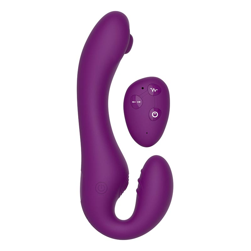 Strapless Strap On Pulse Vibrator fra Xocoon