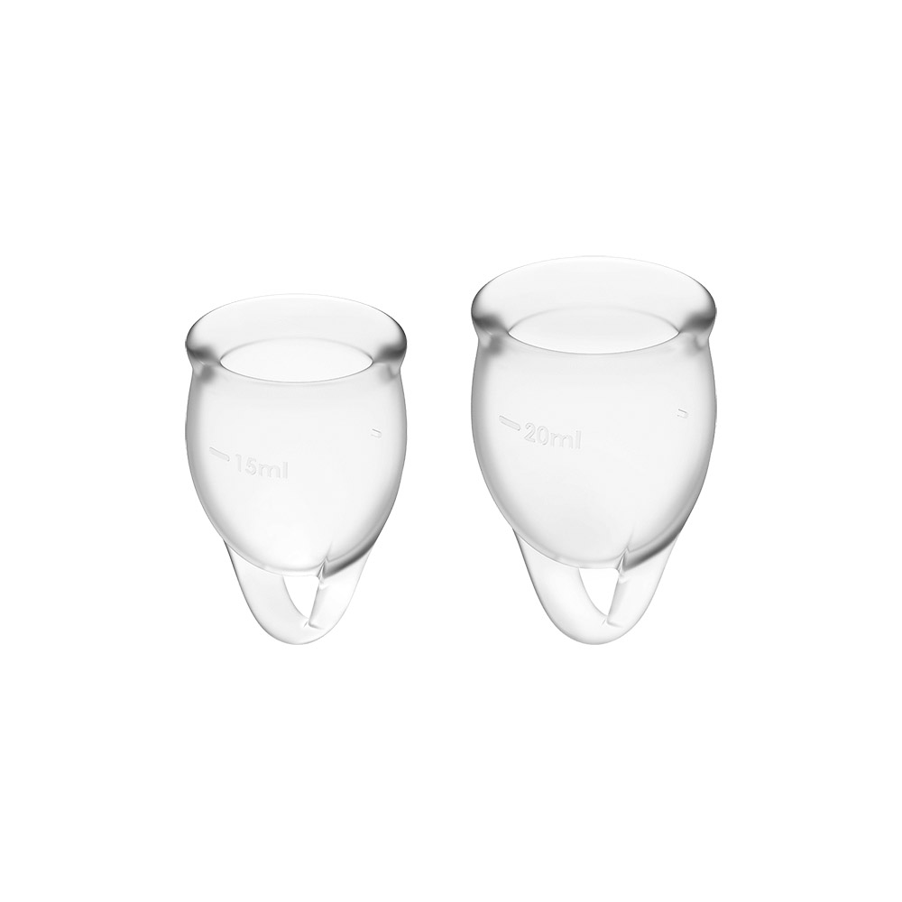 Feel Confident Menstruationskop 2 Pak   Hvid fra Satisfyer