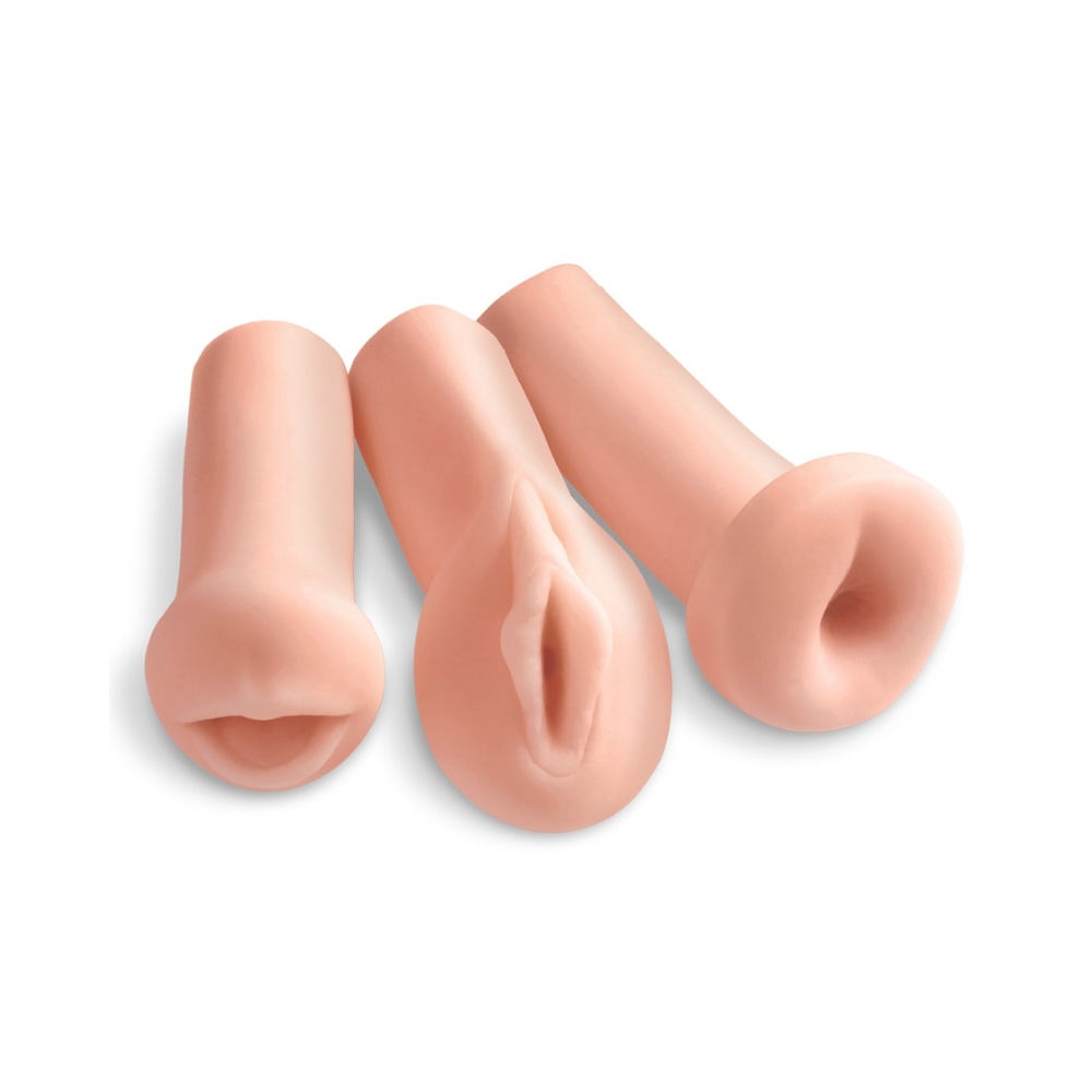 All 3 Holes   Pocket Pussy Sæt fra Pipedream Extreme