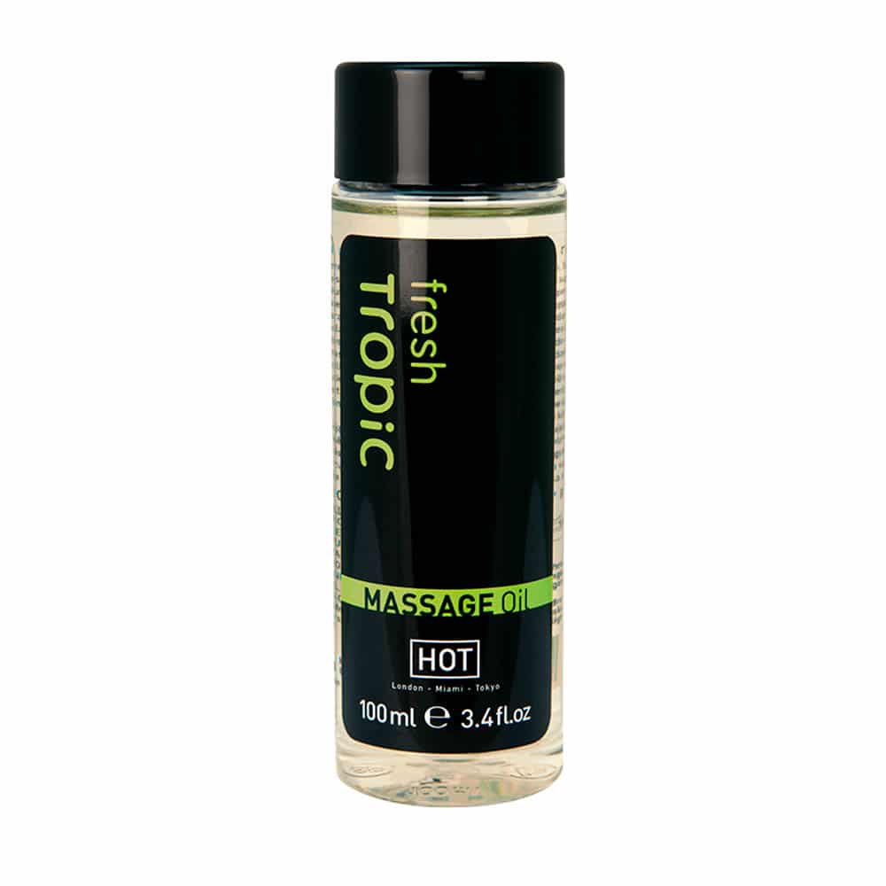 Massageolie Fresh Tropic 100 Ml fra Hot