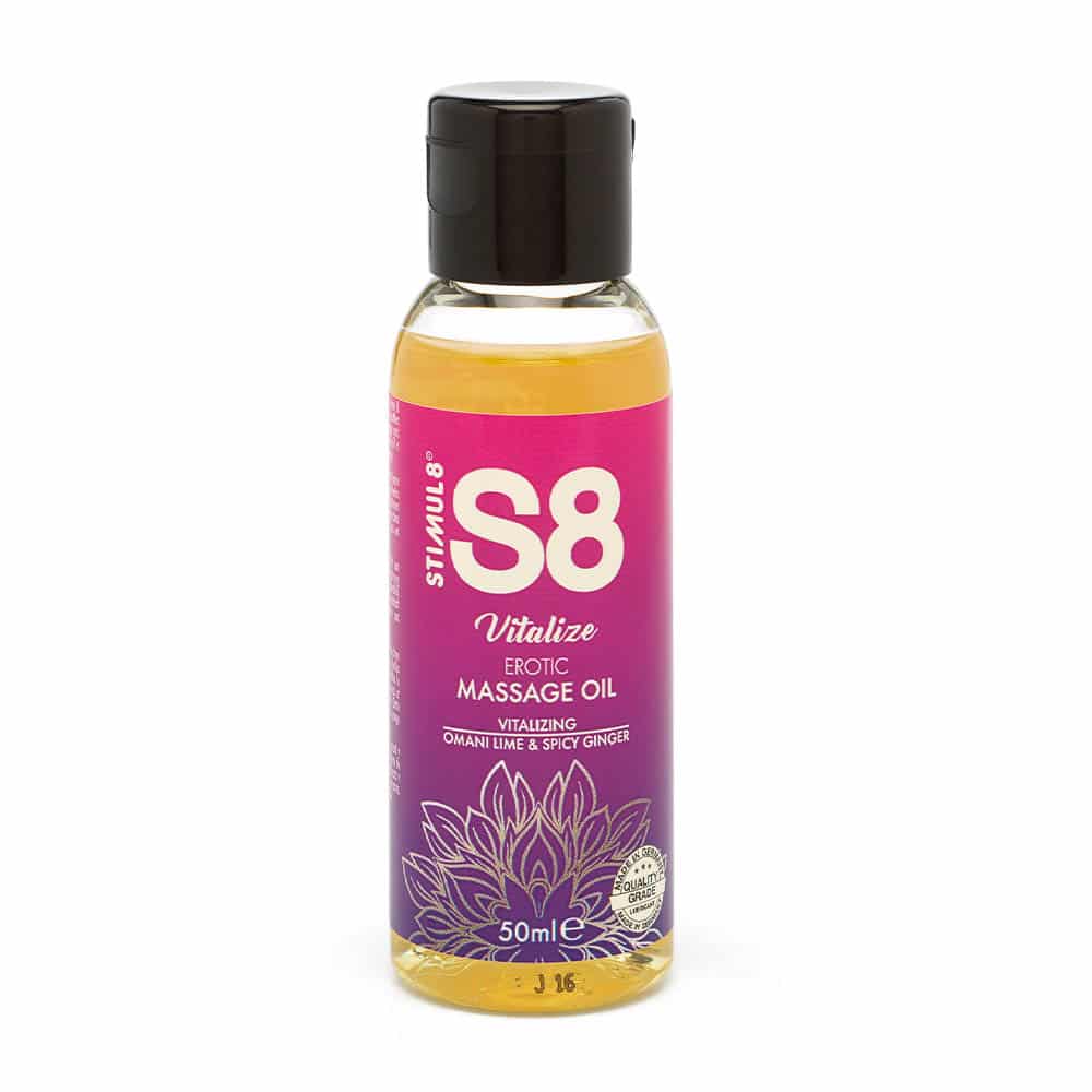 Stimul8 Massageolie Omani Lime & Spicy Ginger 50 Ml fra S8|stimul8