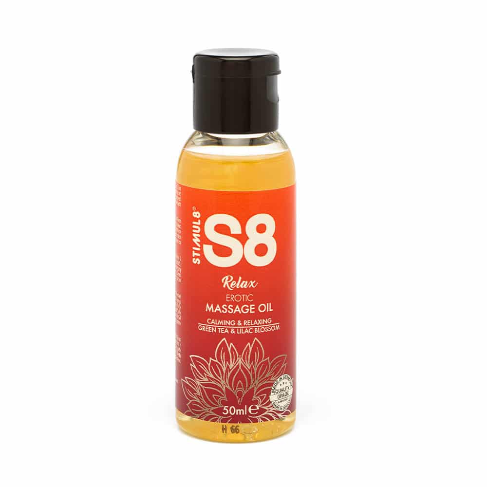 Stimul8 Massageolie Green Tea & Lilac Blossom 50 Ml fra S8|stimul8