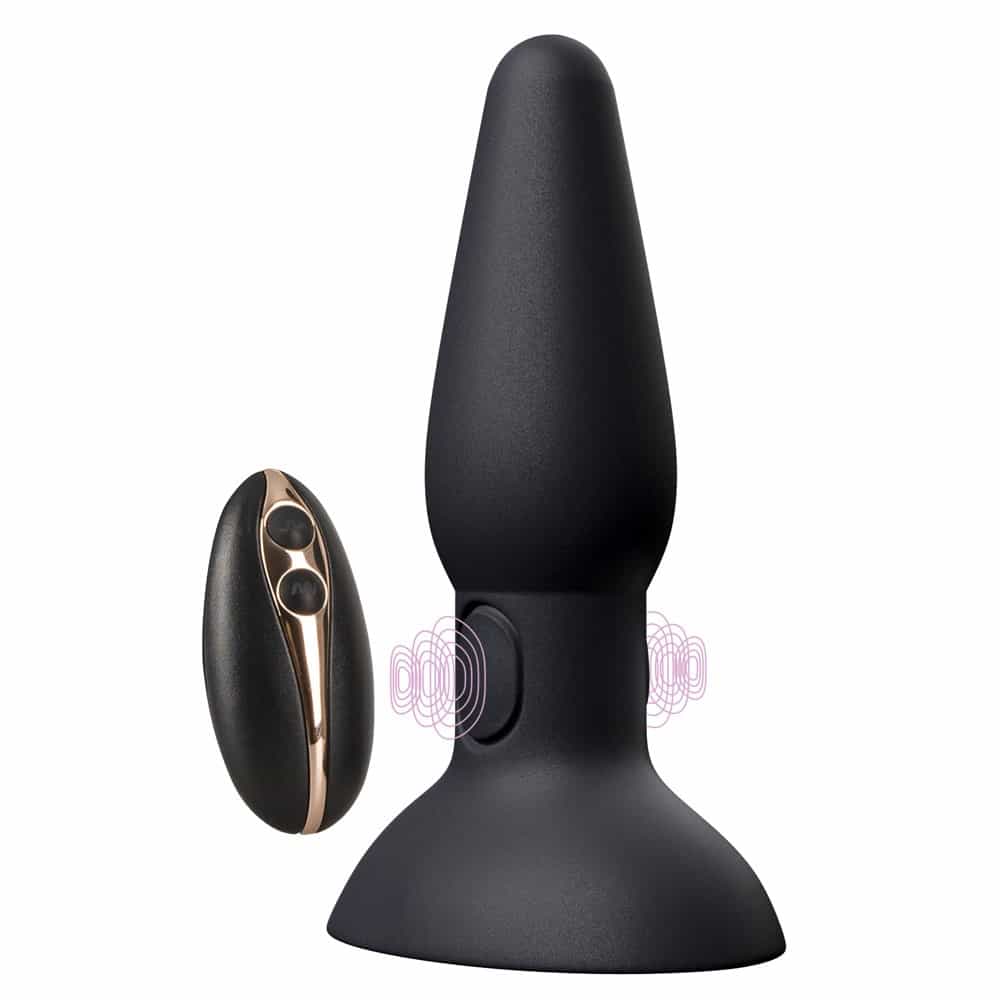 Thumping Buttplug Med Fjernbetjening fra Black Velvets