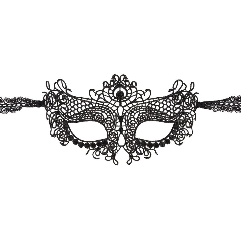 Broderet Maske Sort fra Cottelli