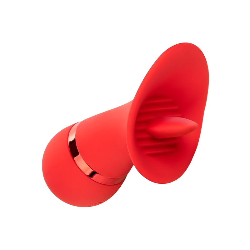 French Kiss Seducer Tunge Vibrator fra Calexotics