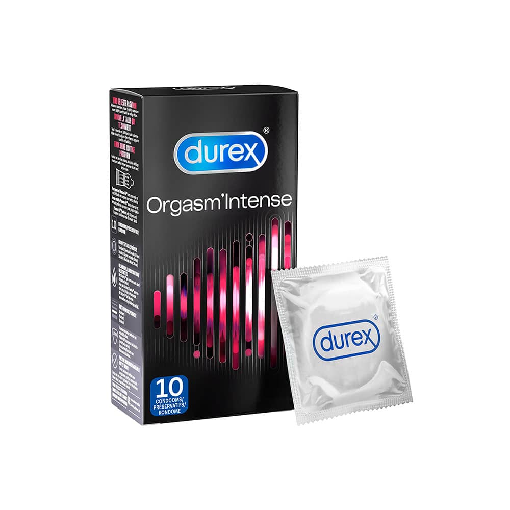 Orgasm Intense Kondomer 10 Stk fra Durex