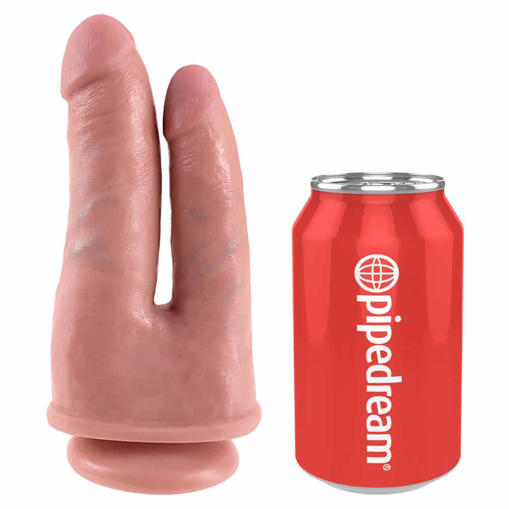 â® Dobbelt Dildo 15 Cm fra King Cock