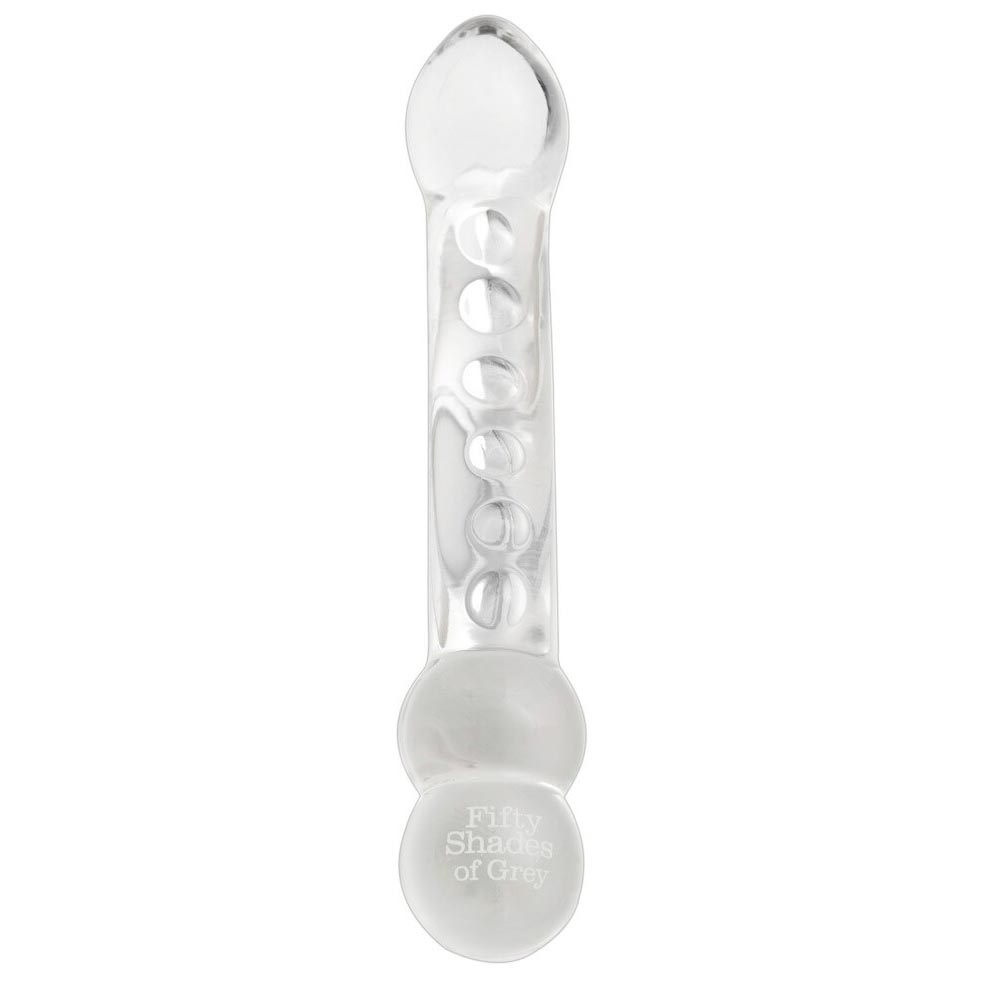 Drive Me Crazy Glas Massage Dildo fra Fifty Shades Of Grey