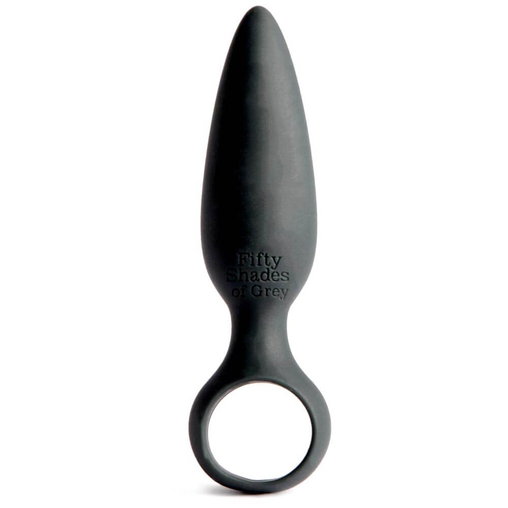 Silikone Butt Plug Sort fra Fifty Shades Of Grey